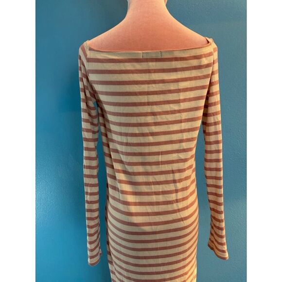 NWOT ATM Made in PERU Incredibly SOFT Micromodal Knit Dress Knee Length L - Picture 6 of 9